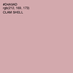 #D4A9AD - Clam Shell Color Image